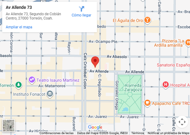 Mapa de ubicación del Dr. Alberto Castro